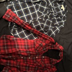 Women’s Flannels Size Small Michael Kors And Express 