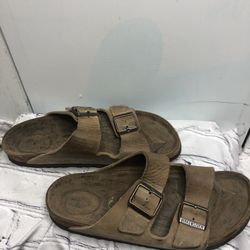Birkenstock Arizona Lather Sandals Size 41