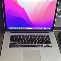 MacBook Pro 15 Inch 16GB RAM 256GB SSD core i7 