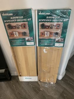 Natural Wood Shelves for sale