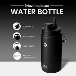 Bottle Bottle 64oz insulated water bottle (new)