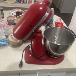 KitchenAid Artisan Series 5-Quart Tilt Head Stand Mixer, Empire Red 
