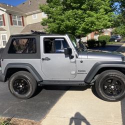 Bestop Black Diamond Trektop NX Glide Fully Convertible Soft Top for 2007-2018 Jeep Wrangler JK 2-door FAST-BACK DESIGN!