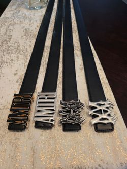 Amiri Belts Cintos lujosos