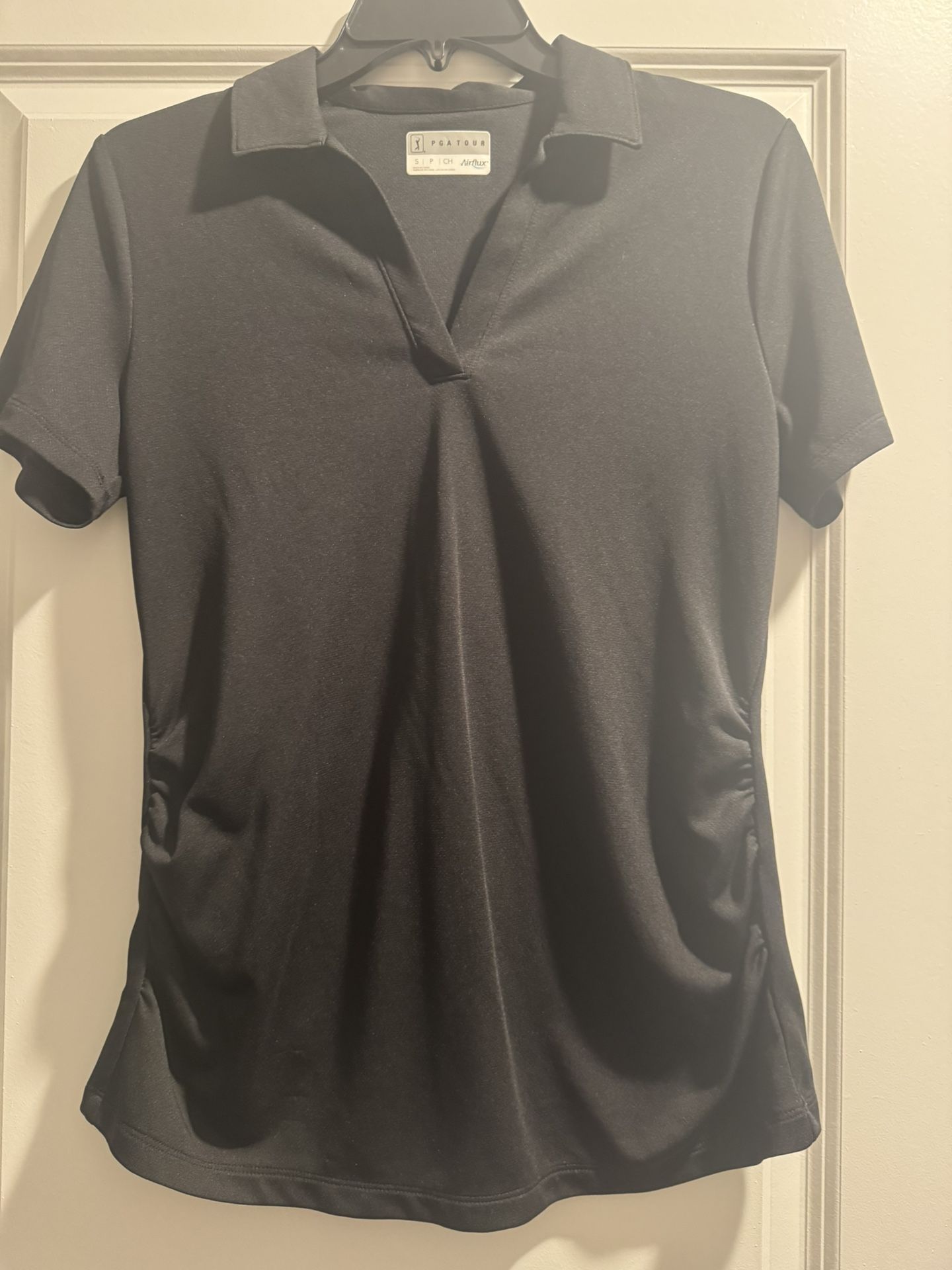 PGA Tour women's golf shirt black 