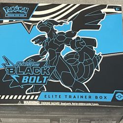 Pokemon Black Bolt Elite Trainer Box