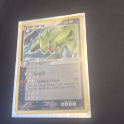 Pokemon Tyranitar EX from 2004