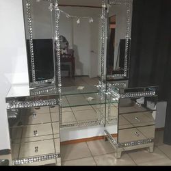 Mirrored Vanity