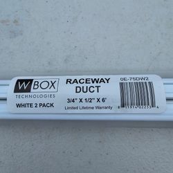 3/4" x 6' Raceway & Connectors