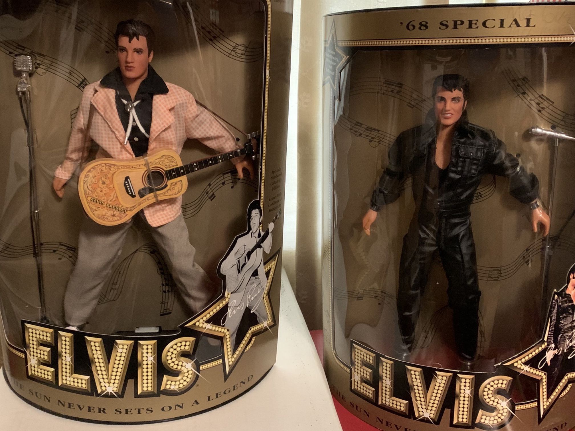 Elvis Collectible Dolls Set of 2
