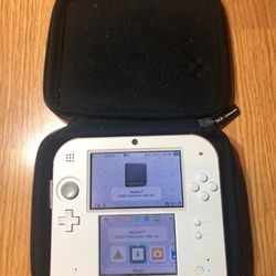 Nintendo 2DS Handheld System - Scarlet Red & White - Tested!