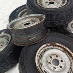 CHEVY SIX LUG TIRES AND RIMS