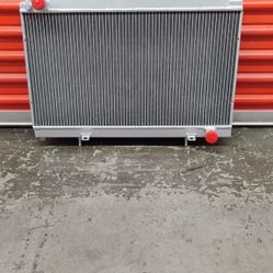 Aluminum radiator 2 and 3 lines for Nissan 240 SX S14 SR 1995_1998