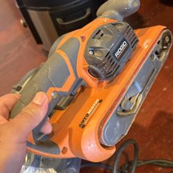 RIGID  belt sander $50 Obo!