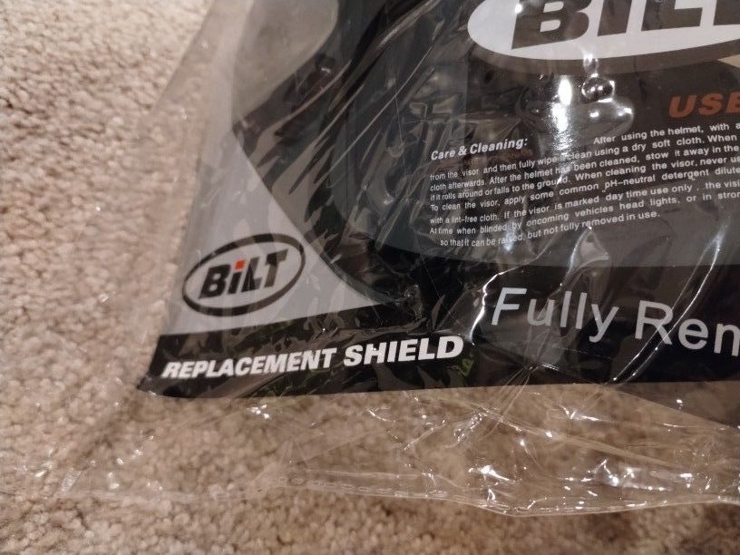 Bilt - Motorcycle Replacement Shield 
