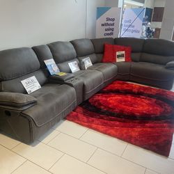 GORGEOUS RECLINING GIANT SECTIONALS! 