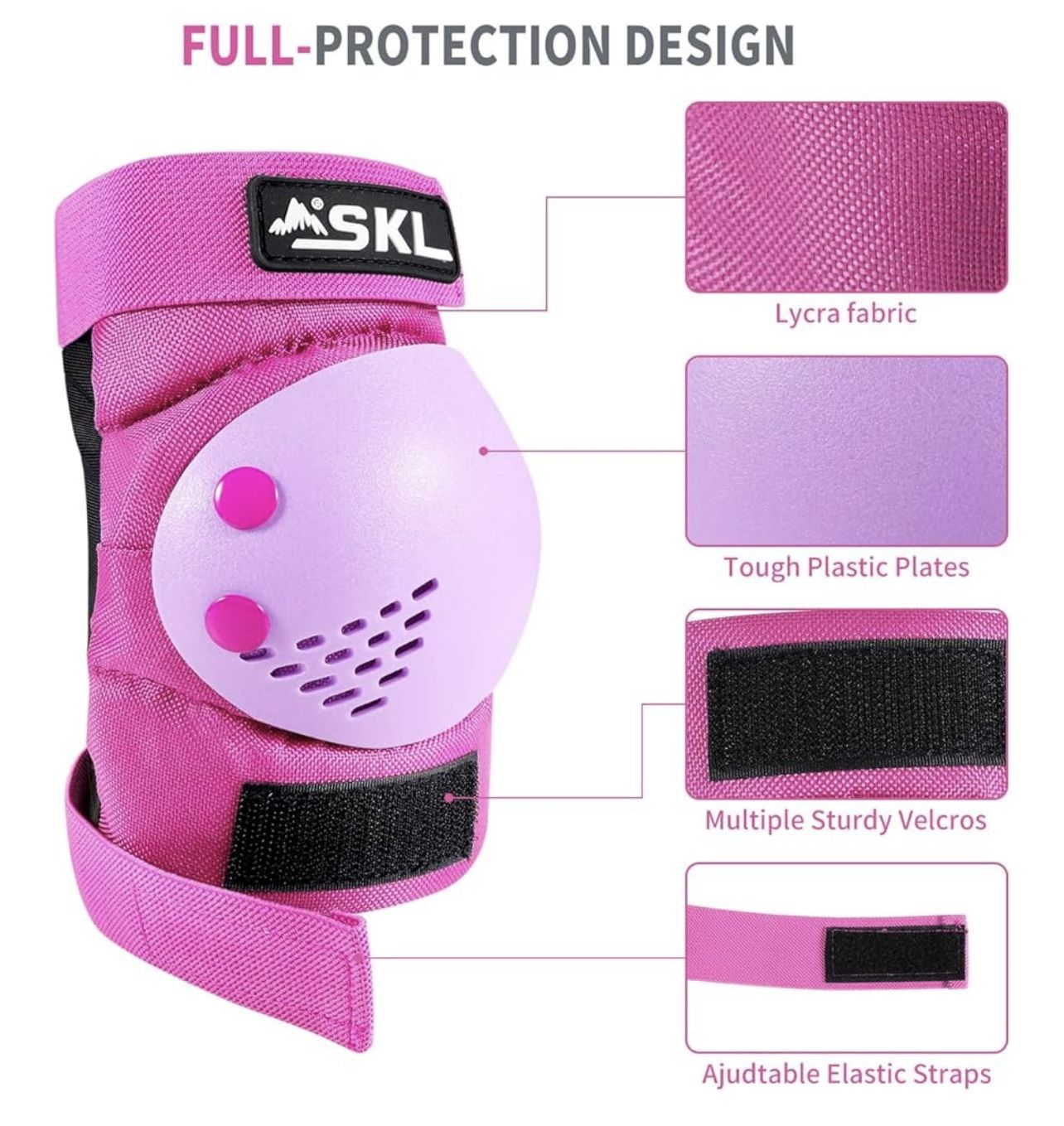 SKL Pink Protective Gear Set
