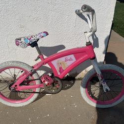 Girls Barbie Bike 