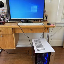 Gaming PC and Asus Monitor