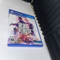 Sony Interactive Blood & Truth PS4 VR Move Compatible Action Adventure Game