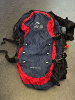 Blue/Red portable day back pack 40L