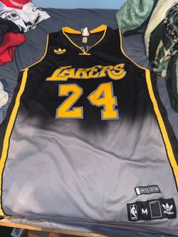 2000s black and grey Kobe jersey