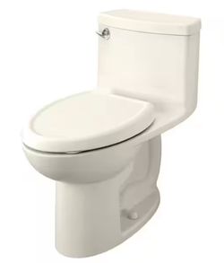Compact Cadet 3 FloWise Tall Height 1 Piece Single Flush Elongated Toilet in Linen