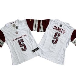Women's Washington Commanders Jayden Daniels Nike White Vapor F.U.S.E. Limited Jersey