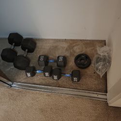 Dumbells 35lb & 80lb Sets
