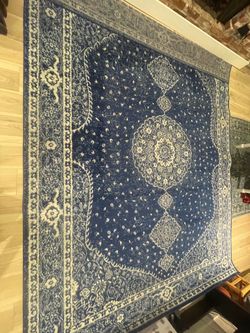 Gorgeous blue rug 9x12
