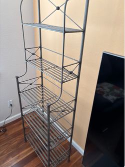 Metal bookcase