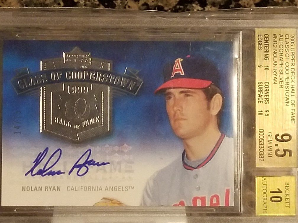 Number to only 25 in the world Gem Mint Nolan Ryan 10 auto signed signature BGS 9.5 DRV investment in gold trout PSA SGC