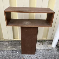 Brown “T Shape” Shelf