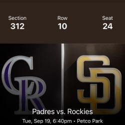 Padres Vs Rockies 