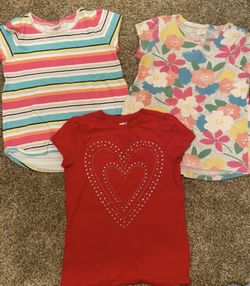 Girls size7-7/8 shirt lot