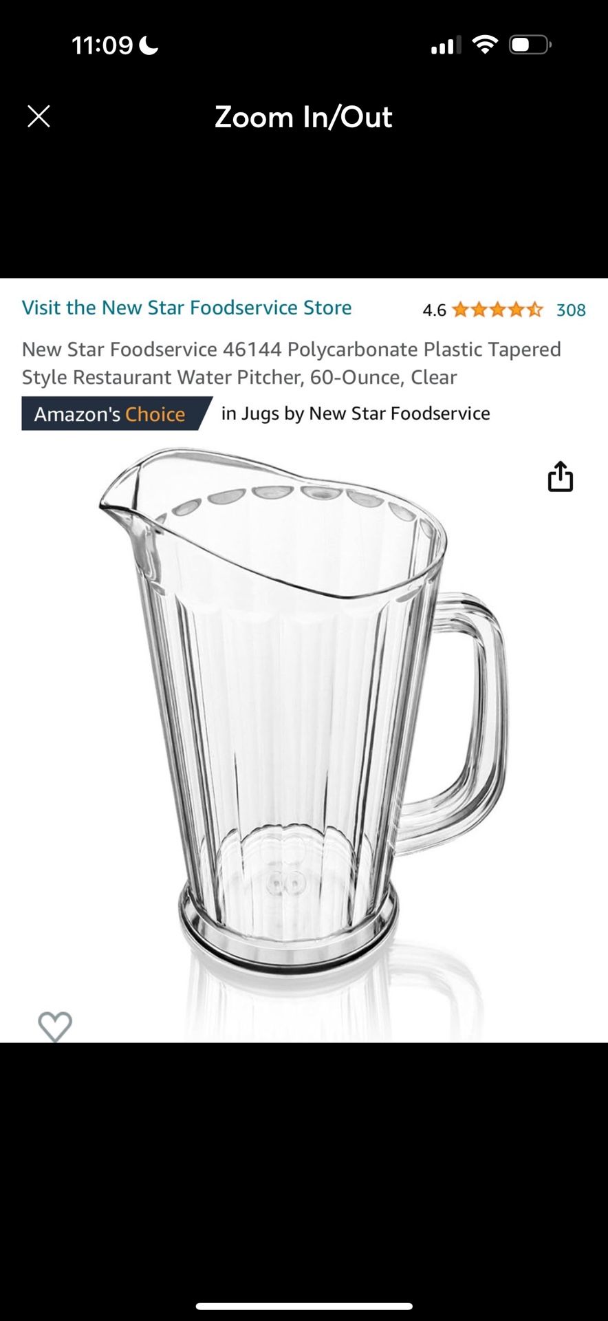 Water Pitcher