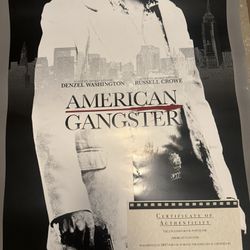 American Gangster Original Movie Poster