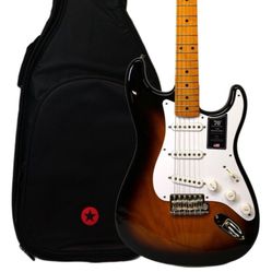 Fender 70th Anniversary 1954 Stratocaster Reissue  Electric Guitar 2-Color Sunburst, CASE - MUSIC Gift Party Holidays Wedding Christmas Women  Mens