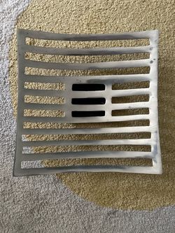 Square metallic centerpiece bowl