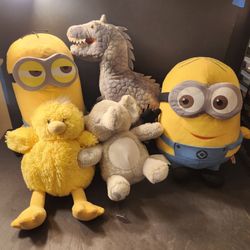 Big plush toys Indominous rex Minions Dream Gro Elephant Chick