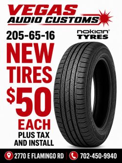 205-65-16 NOKIAN NEW TIRES !!!