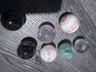 Precious stones and decorations