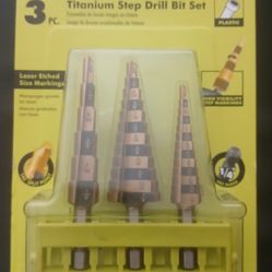 Ryobi Step Drill Set