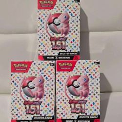Pokemon TCG Scarlet & Violet 151 Booster Bundles New Sealed

