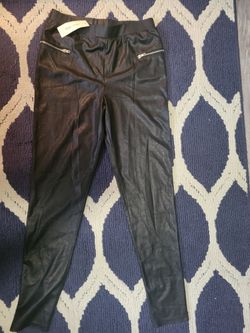 New Faux Leather Jeggings Size X Small