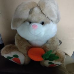 Stuffed Bunny w/carrot