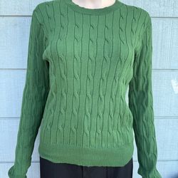 Women’s active USA knitted long sleeve top size L