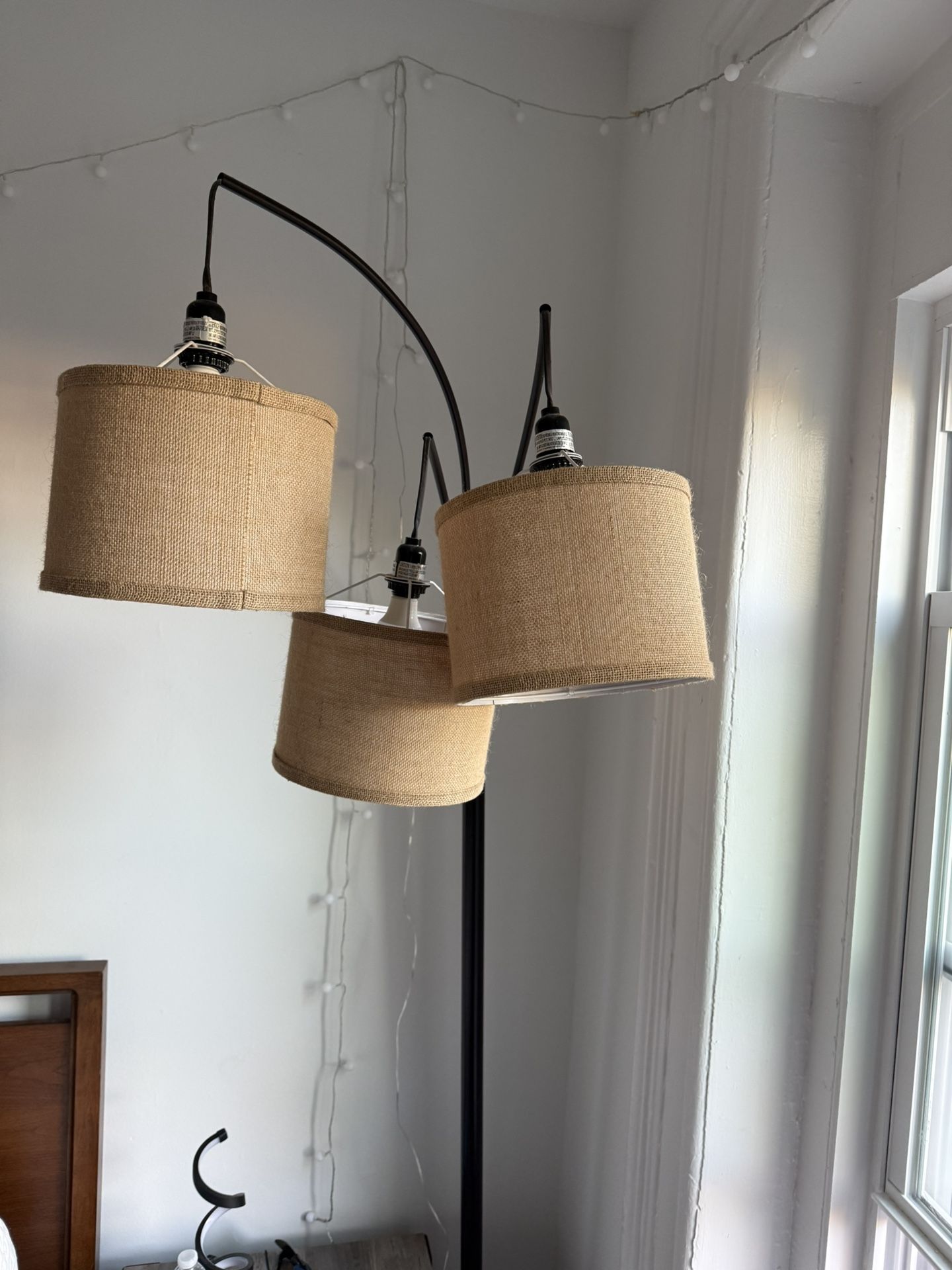 Tall Lamp With 3 Shades