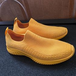 Yellow Walking Shoes/Slip Ons - Worn Once