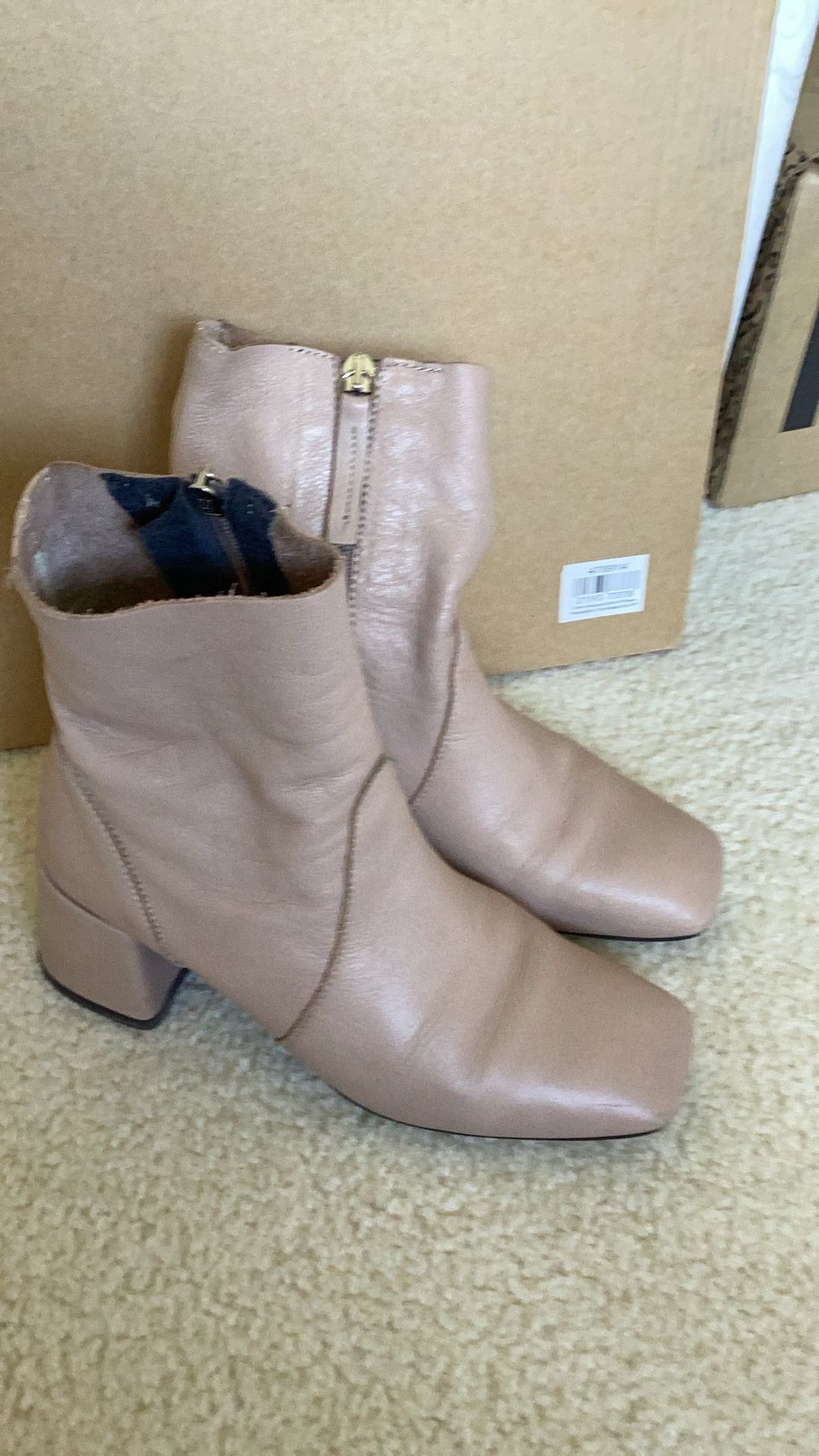 Top Shop - Light Pink Boots, Size 5